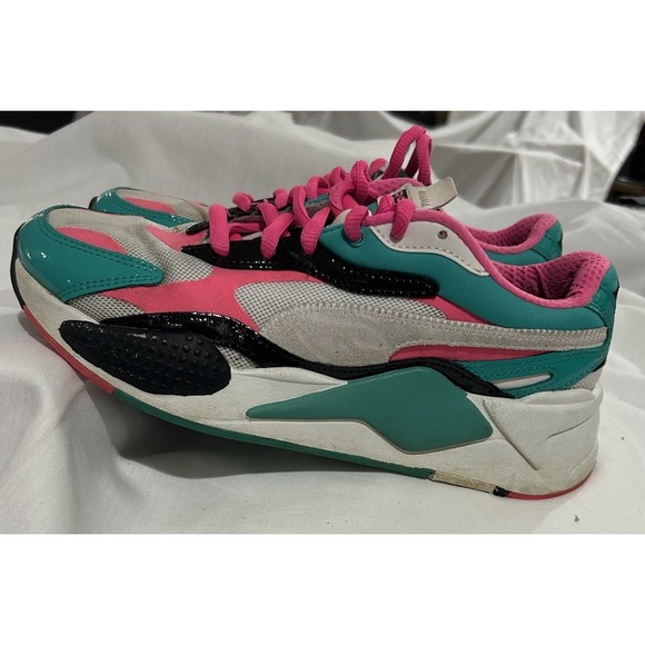 Size 8.5 -‎ Puma RS-X Plastic Sneakers (Pink) - 371569-04 RARE - Picture 2 of 7